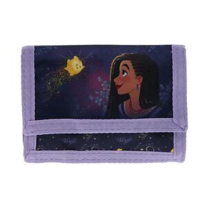 Textiel Trade Kid's Disney Wish Pouch Wallet  Asha with Hook & Loop Closure
